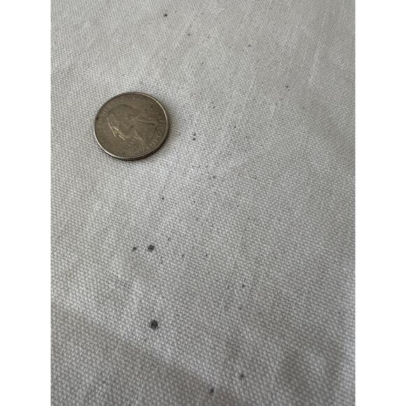 Vintage cotton farmhouse tablecloth 49x46 cottage core linens textiles fabric - Picture 8 of 9